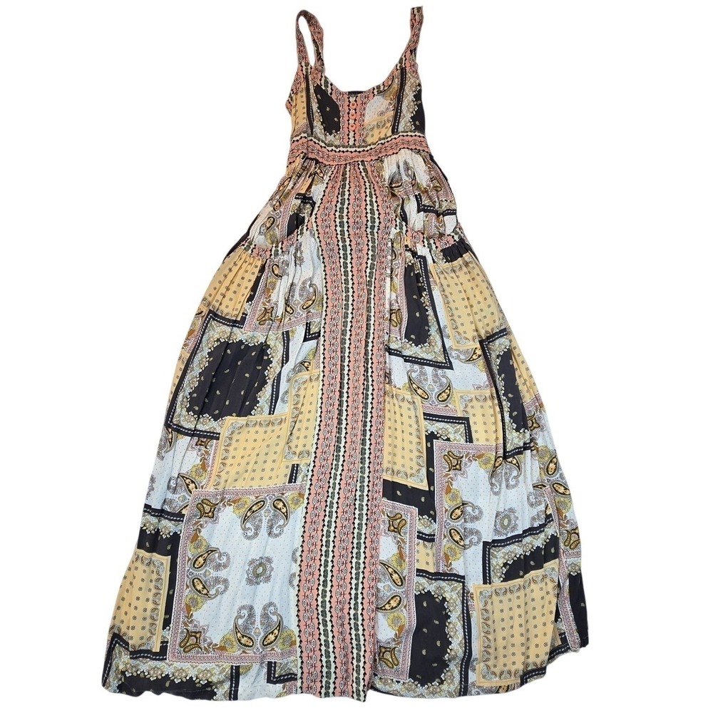 Matilda Jane Patchwork Maxi Medium Sundress Boho … - image 2